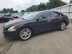 Salvage cars for sale at Moraine, OH auction: 2012 Nissan Maxima S