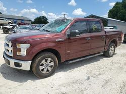 Salvage cars for sale from Copart Midway, FL: 2015 Ford F150 Supercrew