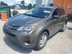 Salvage cars for sale from Copart Cahokia Heights, IL: 2015 Toyota Rav4 LE