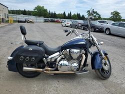 Salvage motorcycles for sale at Angola, NY auction: 2008 Honda VTX1300 R