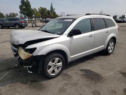 Salvage cars for sale from Copart Rancho Cucamonga, CA: 2012 Dodge Journey SE