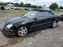Salvage cars for sale at Hillsborough, NJ auction: 2007 Mercedes-Benz CLK 550