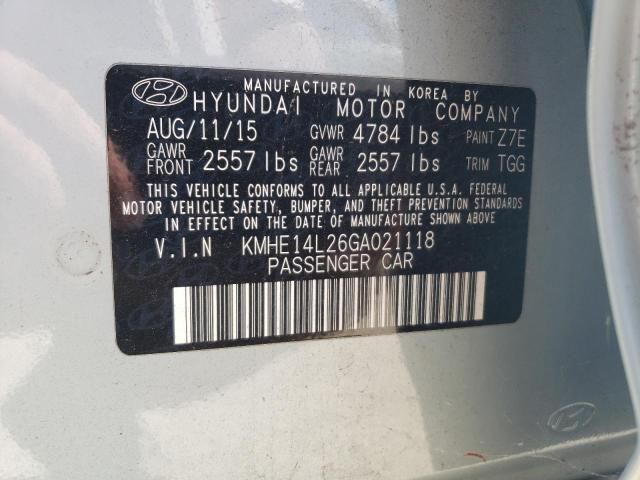 2016 Hyundai Sonata PLUG-IN Hybrid