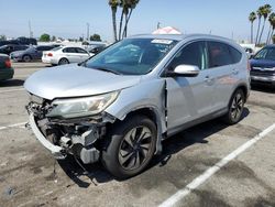 Salvage cars for sale at Van Nuys, CA auction: 2015 Honda CR-V Touring