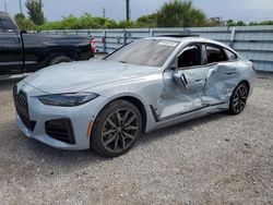 Salvage cars for sale at Miami, FL auction: 2022 BMW 430I Gran Coupe