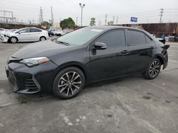 Salvage cars for sale at Wilmington, CA auction: 2017 Toyota Corolla L