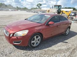 Salvage cars for sale at Hueytown, AL auction: 2012 Volvo S60 T5