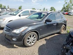 Salvage cars for sale from Copart Montreal Est, QC: 2015 Infiniti QX50