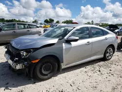 Salvage cars for sale at West Warren, MA auction: 2016 Honda Civic LX