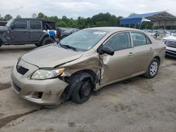 Salvage cars for sale at Florence, MS auction: 2010 Toyota Corolla Base