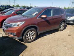 Salvage cars for sale at Elgin, IL auction: 2015 Honda CR-V EX