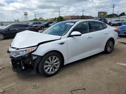 Salvage cars for sale at Chicago Heights, IL auction: 2018 KIA Optima EX