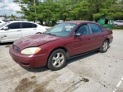 Salvage cars for sale at Lexington, KY auction: 2004 Ford Taurus SES