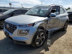 Salvage cars for sale at Chicago Heights, IL auction: 2022 Hyundai Venue SEL