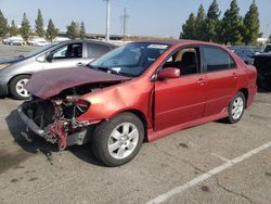 Salvage cars for sale from Copart Rancho Cucamonga, CA: 2004 Toyota Corolla CE