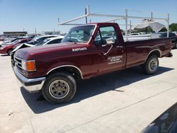 Salvage cars for sale at Grand Prairie, TX auction: 1990 Ford F150