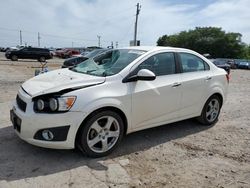 Salvage cars for sale at Oklahoma City, OK auction: 2015 Chevrolet Sonic LTZ