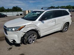 Toyota Highlander xle Vehiculos salvage en venta: 2015 Toyota Highlander XLE