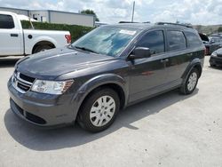 Carros salvage para piezas a la venta en subasta: 2018 Dodge Journey SE