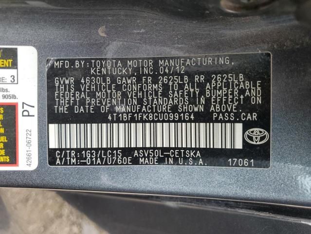 2012 Toyota Camry Base