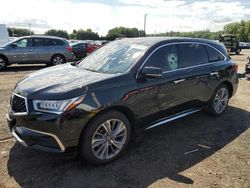 Salvage cars for sale at East Granby, CT auction: 2018 Acura MDX Technology