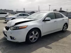 Salvage cars for sale at Sun Valley, CA auction: 2012 Acura TSX Tech