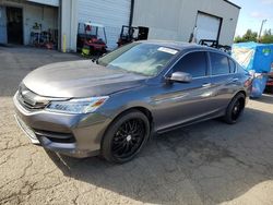 Salvage cars for sale at Woodburn, OR auction: 2016 Honda Accord EX