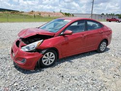 Salvage cars for sale from Copart Tifton, GA: 2016 Hyundai Accent SE