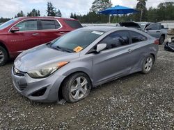 Salvage cars for sale at Graham, WA auction: 2013 Hyundai Elantra Coupe GS