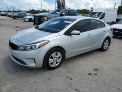 Vehiculos salvage en venta de Copart Miami, FL: 2018 KIA Forte LX