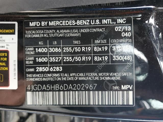 2013 Mercedes-Benz ML 350 4matic