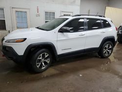 Jeep salvage cars for sale: 2014 Jeep Cherokee Trailhawk