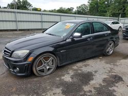 Salvage cars for sale at Shreveport, LA auction: 2009 Mercedes-Benz C 63 AMG