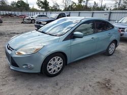 Salvage cars for sale at Riverview, FL auction: 2012 Ford Focus SE