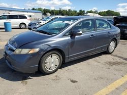 Honda salvage cars for sale: 2007 Honda Civic Hybrid