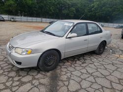 Toyota salvage cars for sale: 2002 Toyota Corolla CE