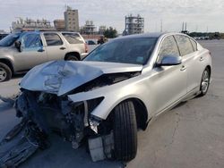 Salvage cars for sale from Copart New Orleans, LA: 2015 Infiniti Q50 Base