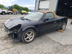 Salvage cars for sale from Copart Chambersburg, PA: 2002 Toyota MR2 Spyder