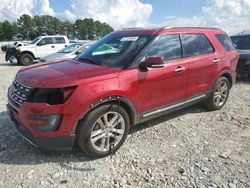 Salvage cars for sale at Loganville, GA auction: 2016 Ford Explorer Limited
