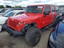 Jeep salvage cars for sale: 2017 Jeep Wrangler Unlimited Sport