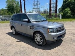 Salvage cars for sale at North Billerica, MA auction: 2012 Land Rover Range Rover Sport HSE Luxury