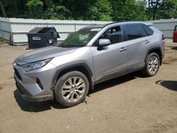 Salvage cars for sale at Center Rutland, VT auction: 2019 Toyota Rav4 XLE Premium