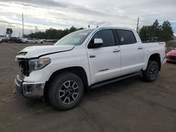 Toyota Tundra Crewmax Limited Vehiculos salvage en venta: 2018 Toyota Tundra Crewmax Limited