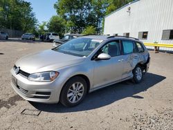 Volkswagen Vehiculos salvage en venta: 2015 Volkswagen Golf Sportwagen S