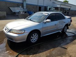 Salvage cars for sale at New Britain, CT auction: 2002 Honda Accord EX