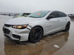 Chevrolet salvage cars for sale: 2018 Chevrolet Malibu LT