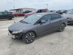 Salvage cars for sale at Temple, TX auction: 2014 Honda Civic EX