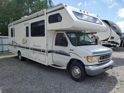 Salvage trucks for sale at Leroy, NY auction: 1998 Ford Econoline E450 Super Duty Cutaway Van RV