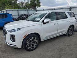 Salvage cars for sale from Copart Riverview, FL: 2021 Hyundai Palisade Calligraphy