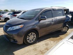 Toyota Sienna xle salvage cars for sale: 2015 Toyota Sienna XLE